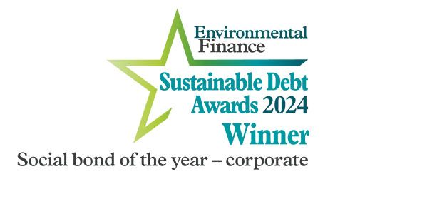 Social Bond of the Year – Corporate, da Environmental Finance’s Sustainable Debt Awards